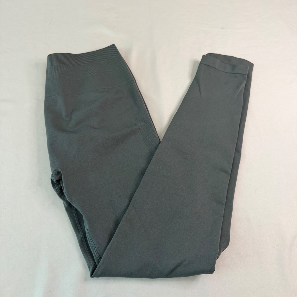 AUROLA Dream Seamless Leggings Gray High Waisted Scrunch Butt Activewear Yoga